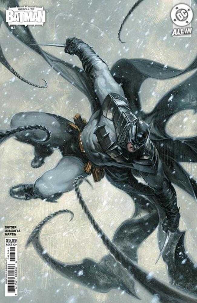 Absolute Batman #3 - 3rd Print Cover B Gabriele Dell Otto Variant - Premium Card Stock Edition - Collectible Comic for Fans & Display