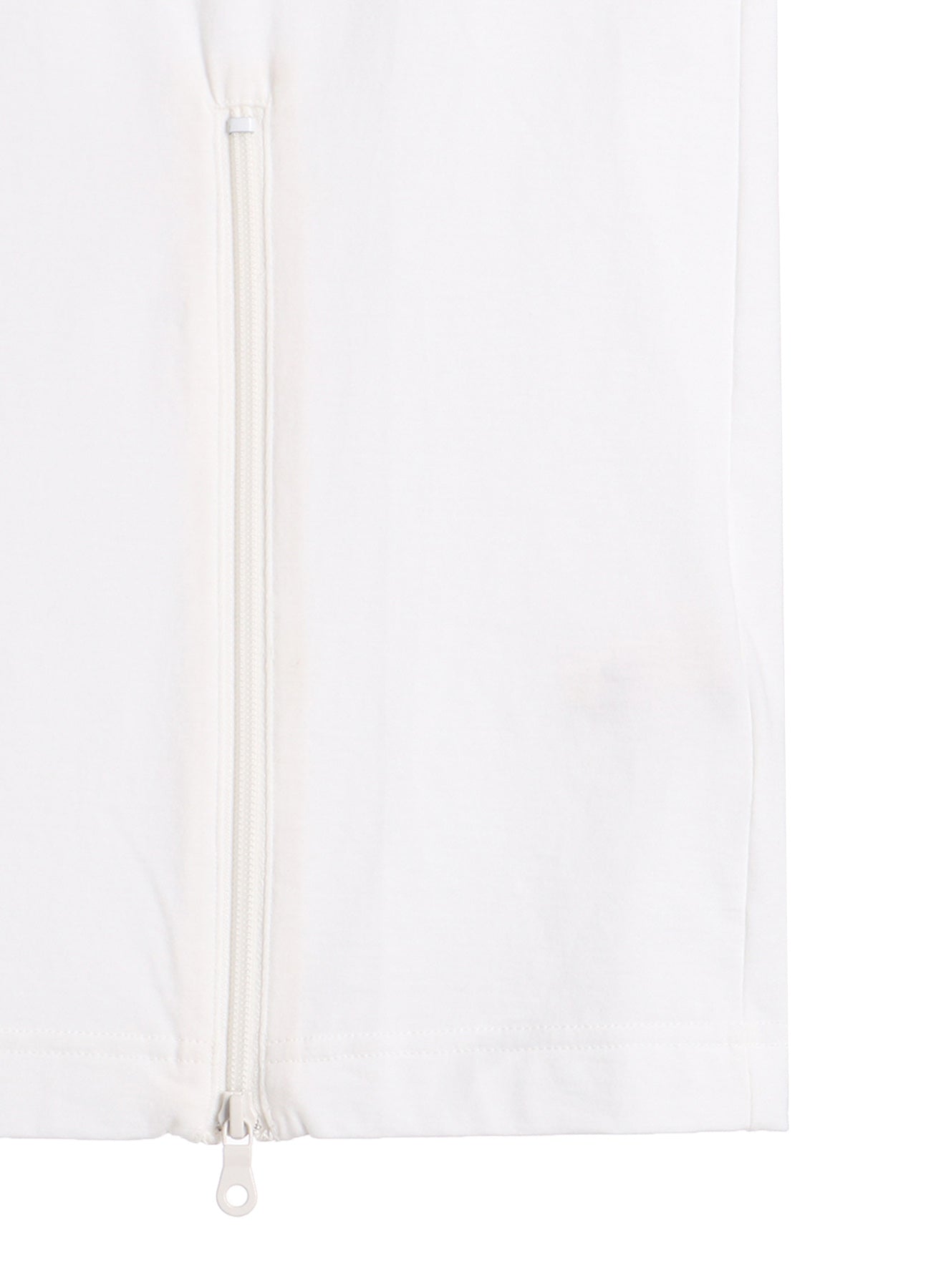 Soft Cotton Jersey Left Zipper Slit T-Shirt for Women - Trendy Casual & Streetwear Style - Perfect for Everyday Wear, Outings, and Layering