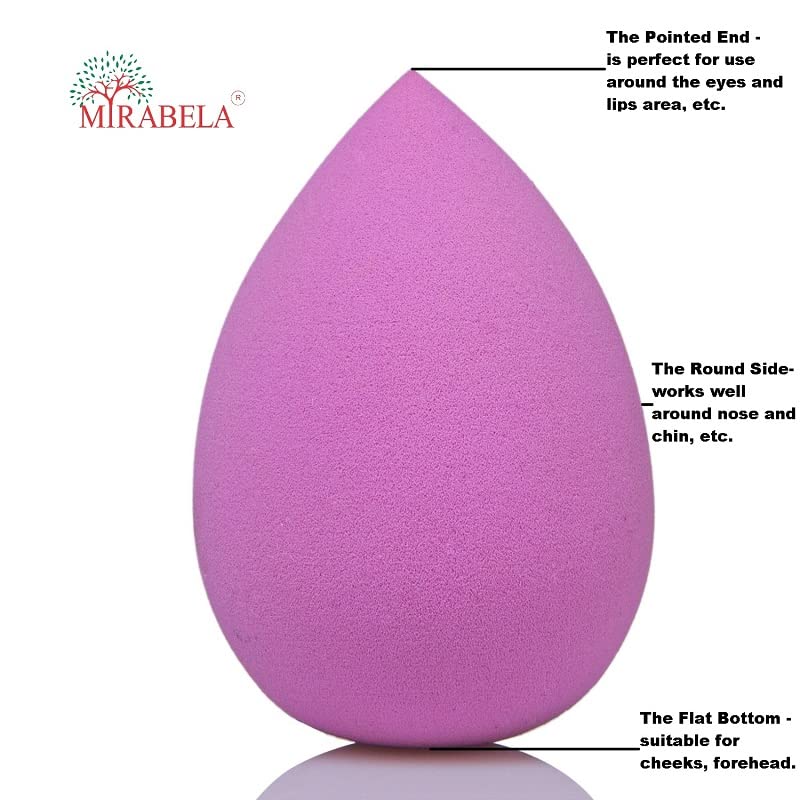 Mirabela Reusable Makeup Remover Pads & Beauty Blender Sponge Set | Eco-Friendly Microfiber Cleansing Pads | Essential Makeup Accessories for Gentle Face Cleansing & Makeup Application | Perfect for Travel, Daily Skincare & Professional Makeup Artists