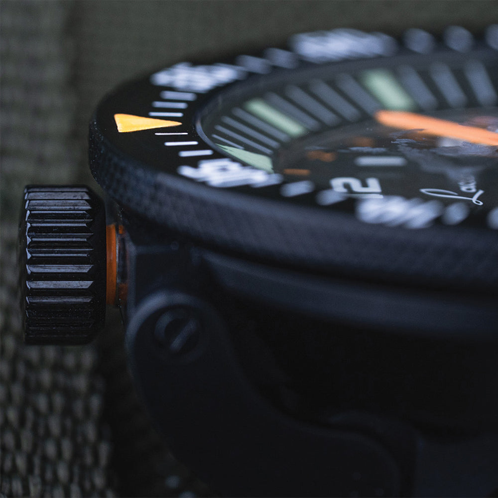 Squad Atacama UTC Quartz 46mm Black Watch with Rubber Strap - Perfect for Outdoor Adventures, Travel & Everyday Wear