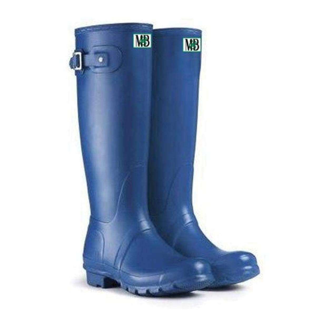 Moneysworth & Best Women's Tall Waterproof Rubber Rain Boots for Gardening, Hiking & Outdoor Activities