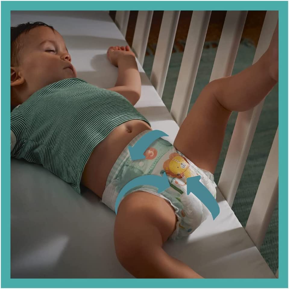 Pampers Baby-Dry Size 6 Diapers - 175 Count (13-18 kg) - Ultra Absorbent for Overnight Protection & Active Babies - Perfect for Daycare, Travel & Nighttime Use
