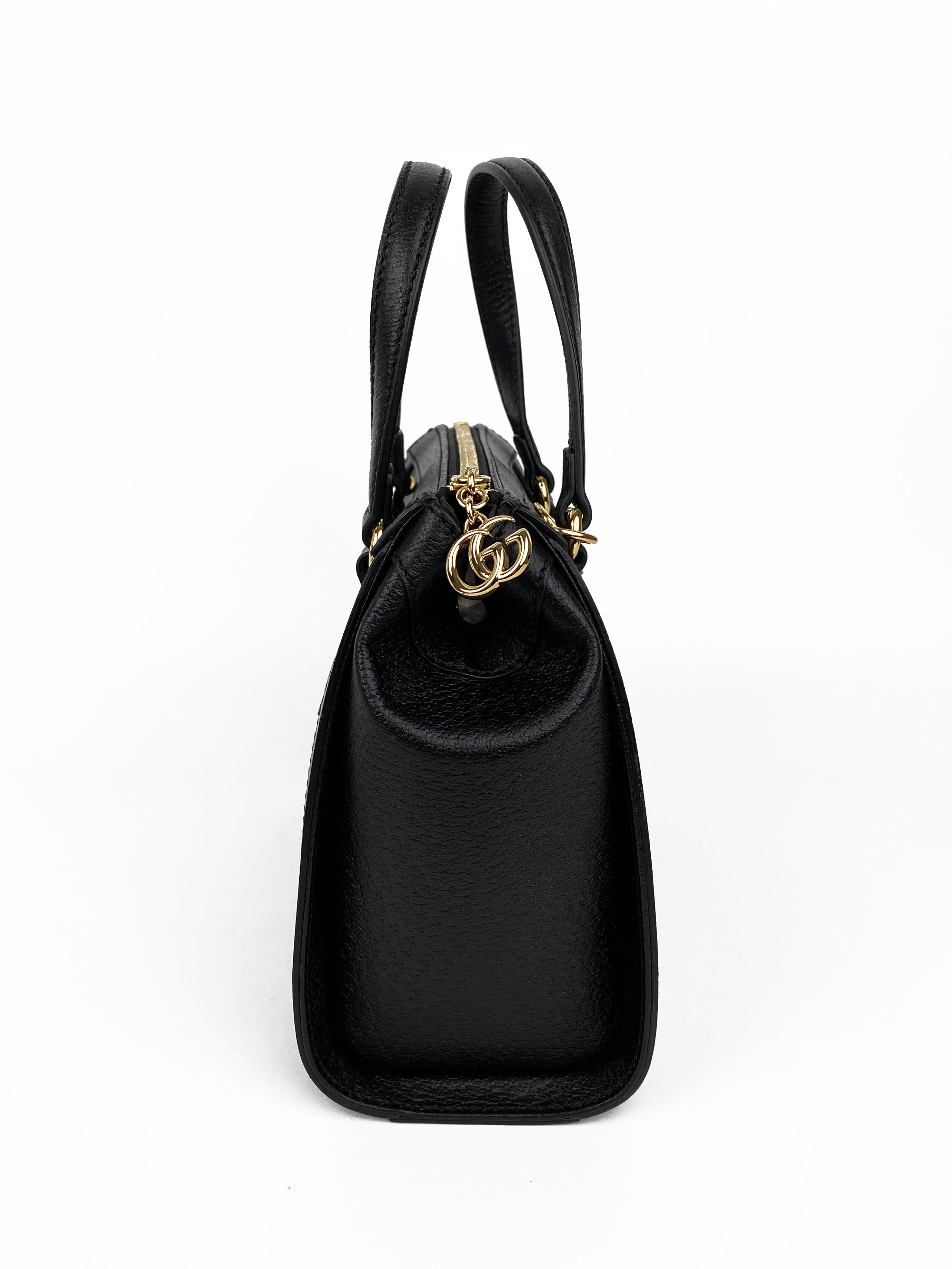 Gucci Small Black Ophidia Tote Bag for Women - Luxury Designer Handbag for Work, Travel & Everyday Use