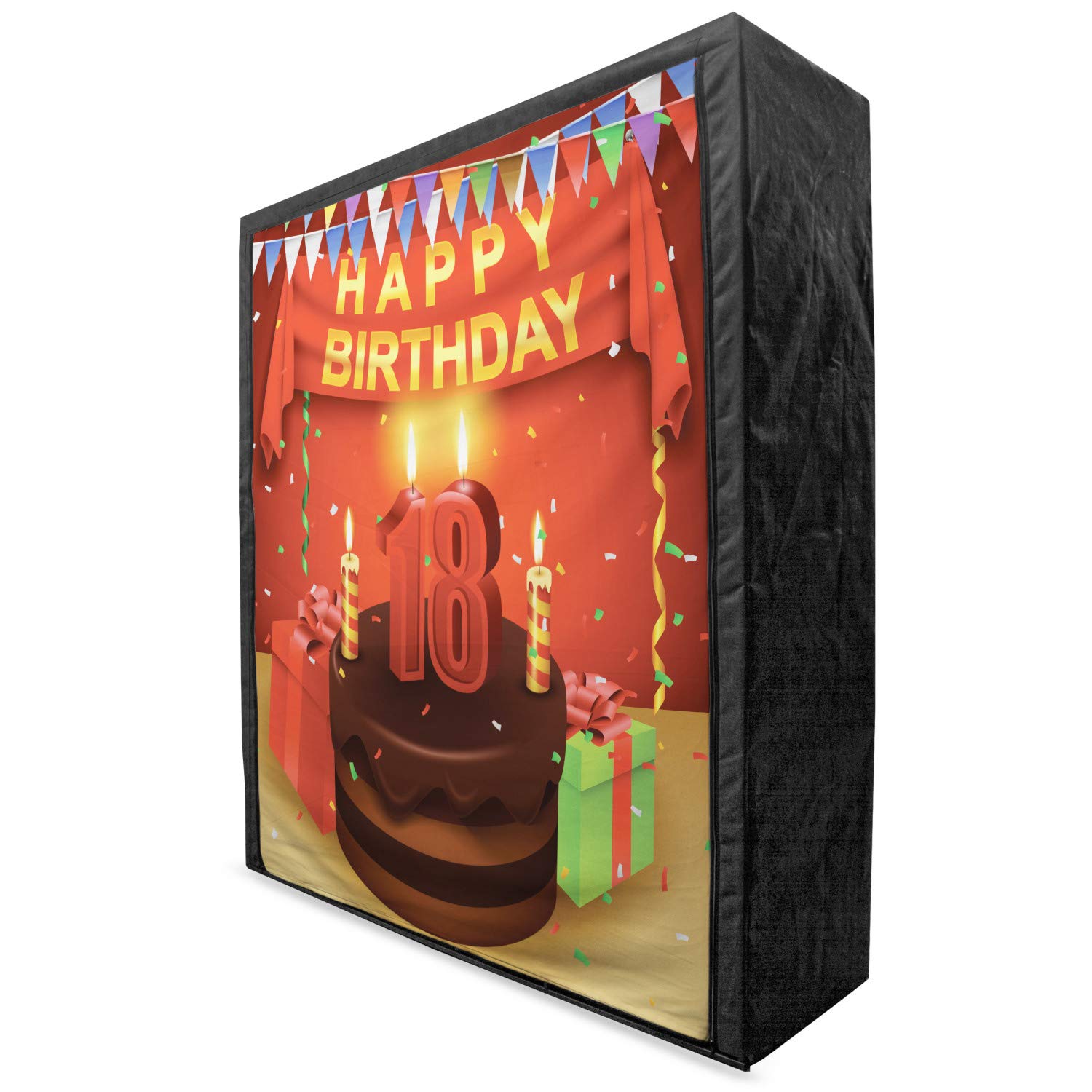 Ambesonne 18th Birthday Portable Fabric Wardrobe - 59