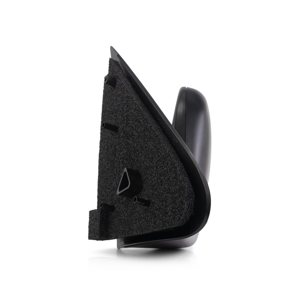 2002-2004 Ford F-250 Driver Side Manual Black Rectangular Door Mirror Replacement (Fits 1L3Z-17683-GAA, FO1320132) - Perfect for Pickup Truck Repair & Off-Road Adventures