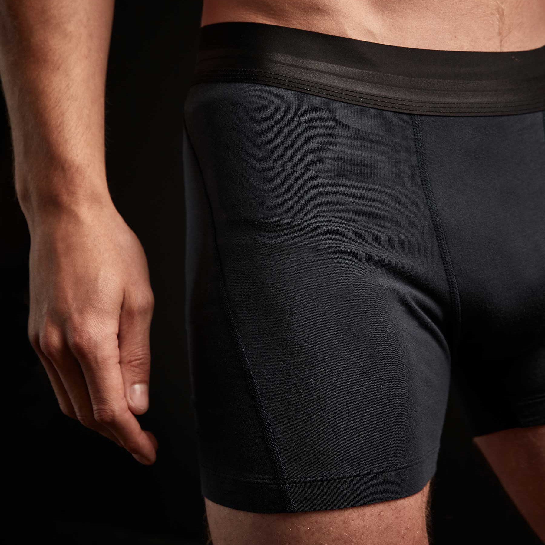 Elevated Lotus Sport Boxer Shorts for Men - Breathable French Navy Athletic Underwear - Perfect for Gym, Running & Everyday Comfort