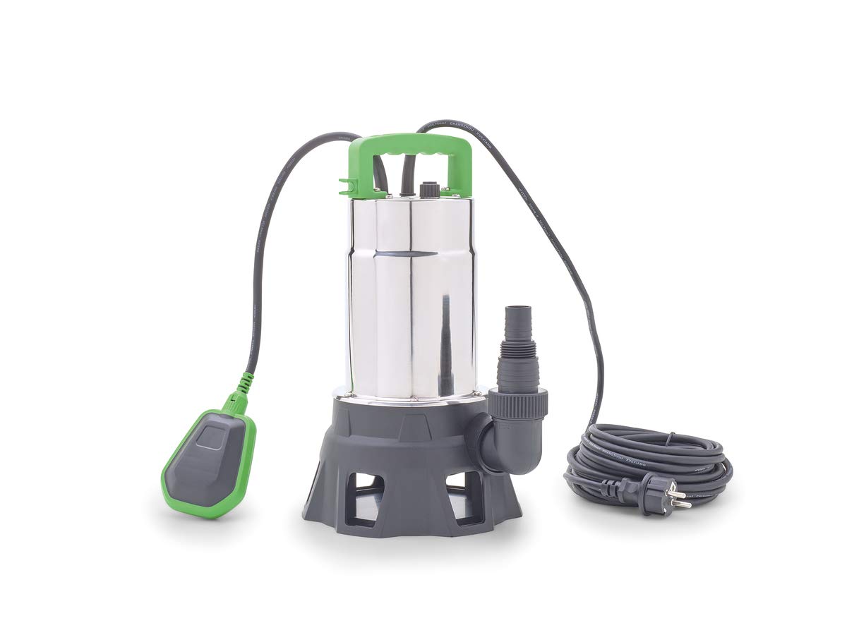 AQUANIQUE DWP 10000 Submersible Water Pump - 400W, 10,000 L/H Flow Rate, Max 25mm Particle Size, 6m Max Head - Wastewater Pump for Ponds, Pools, Flooded Basements & Construction Sites - Ideal for Drainage, Irrigation and Water Transfer Applications