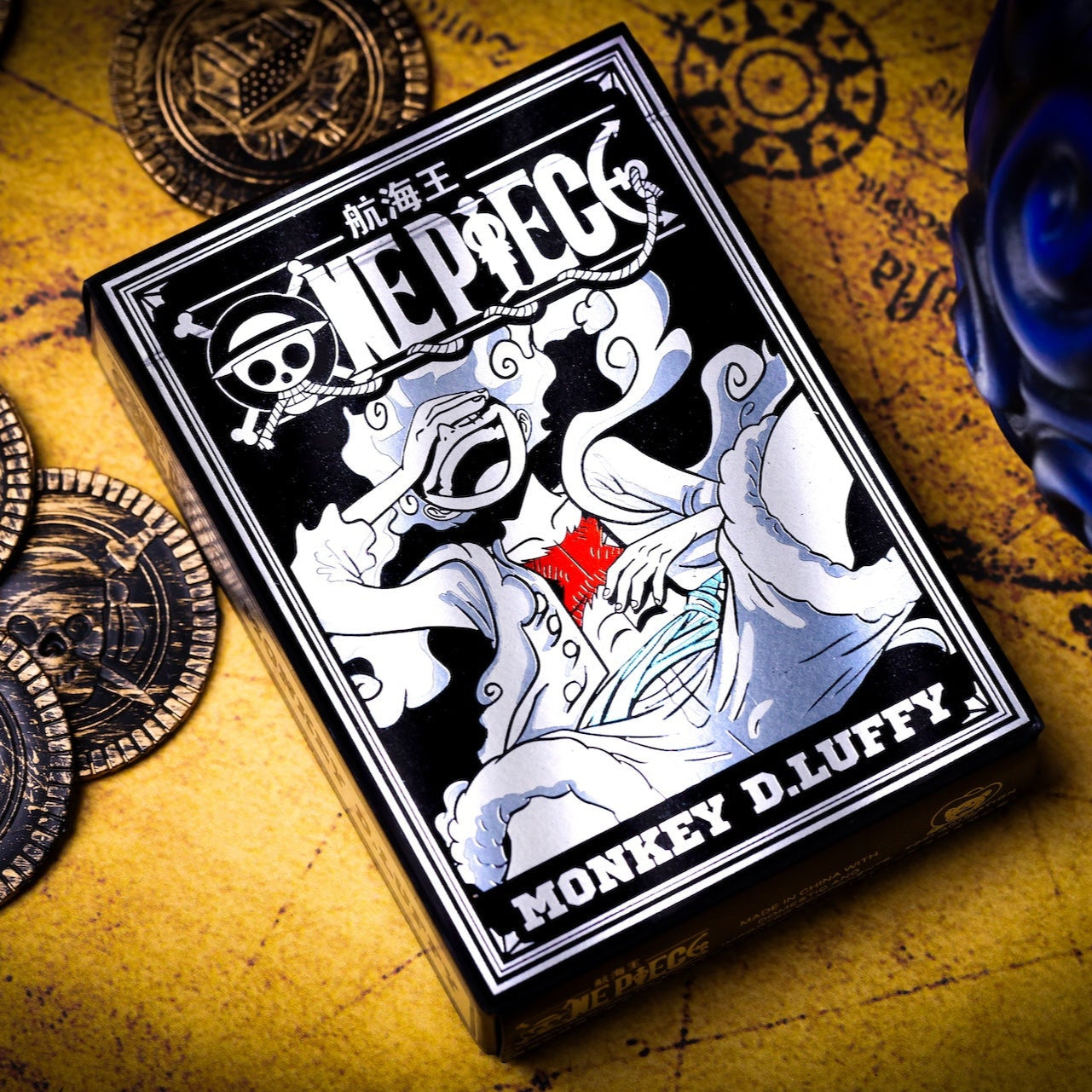 Luffy Gear 5 One Piece Anime Playing Cards - Premium Collectible Card Game Deck for Fans | Perfect for Game Nights, Gifts, and Anime Conventions