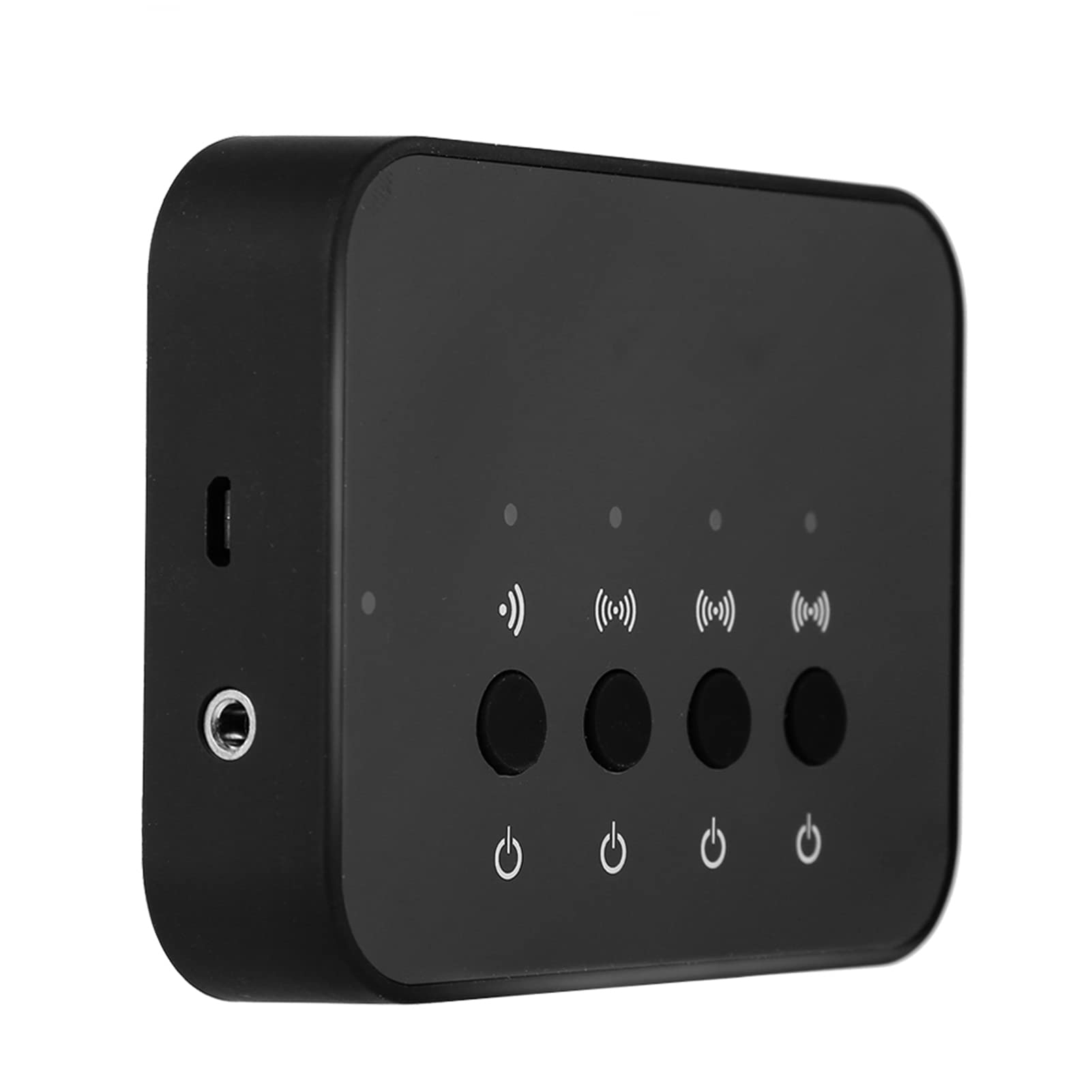 Dioche Bluetooth 5.0 Transmitter & Audio Splitter - 3.5mm Wireless Bluetooth Adapter for Music Sharing (1 Input 3 Output) - Perfect for Travel, Gym, Home Theater & Car Audio Systems