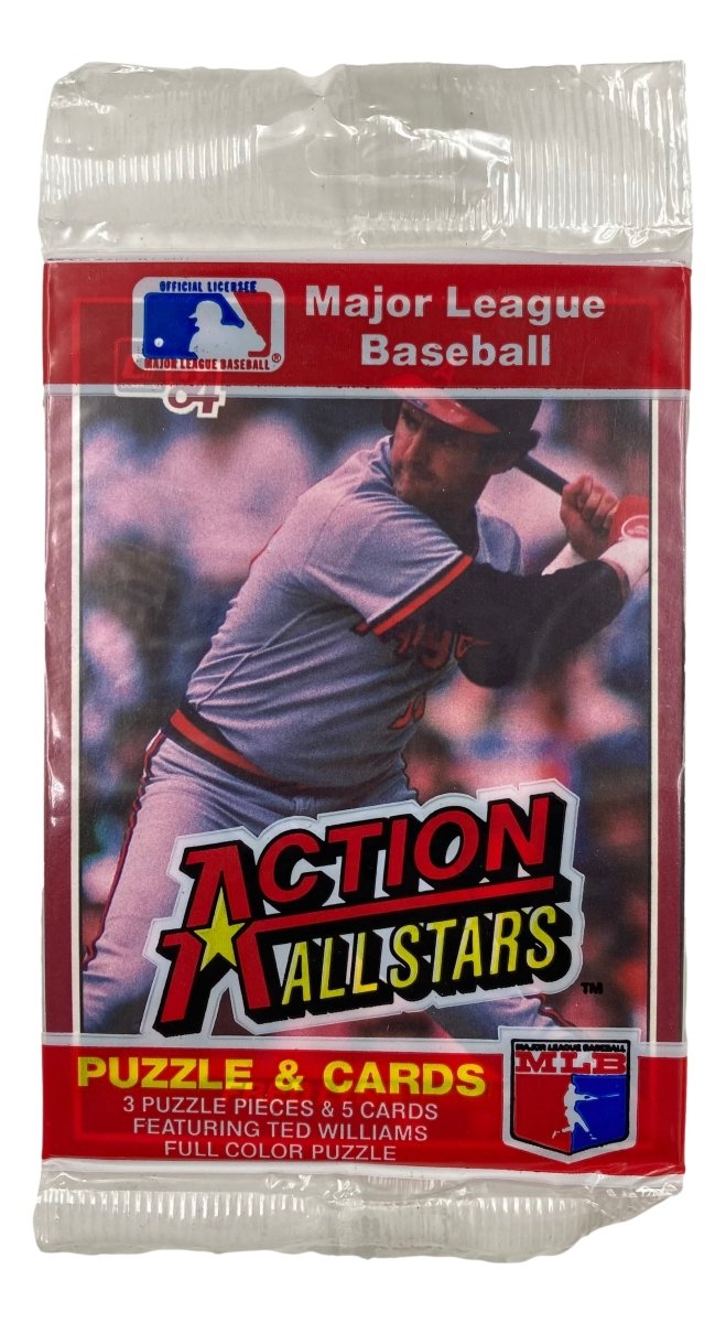 1984 Donruss Action All Stars Baseball Puzzle & Trading Card Pack - Fred Lynn & Reggie Jackson - Vintage Collectibles for Sports Memorabilia Fans & Home Decor