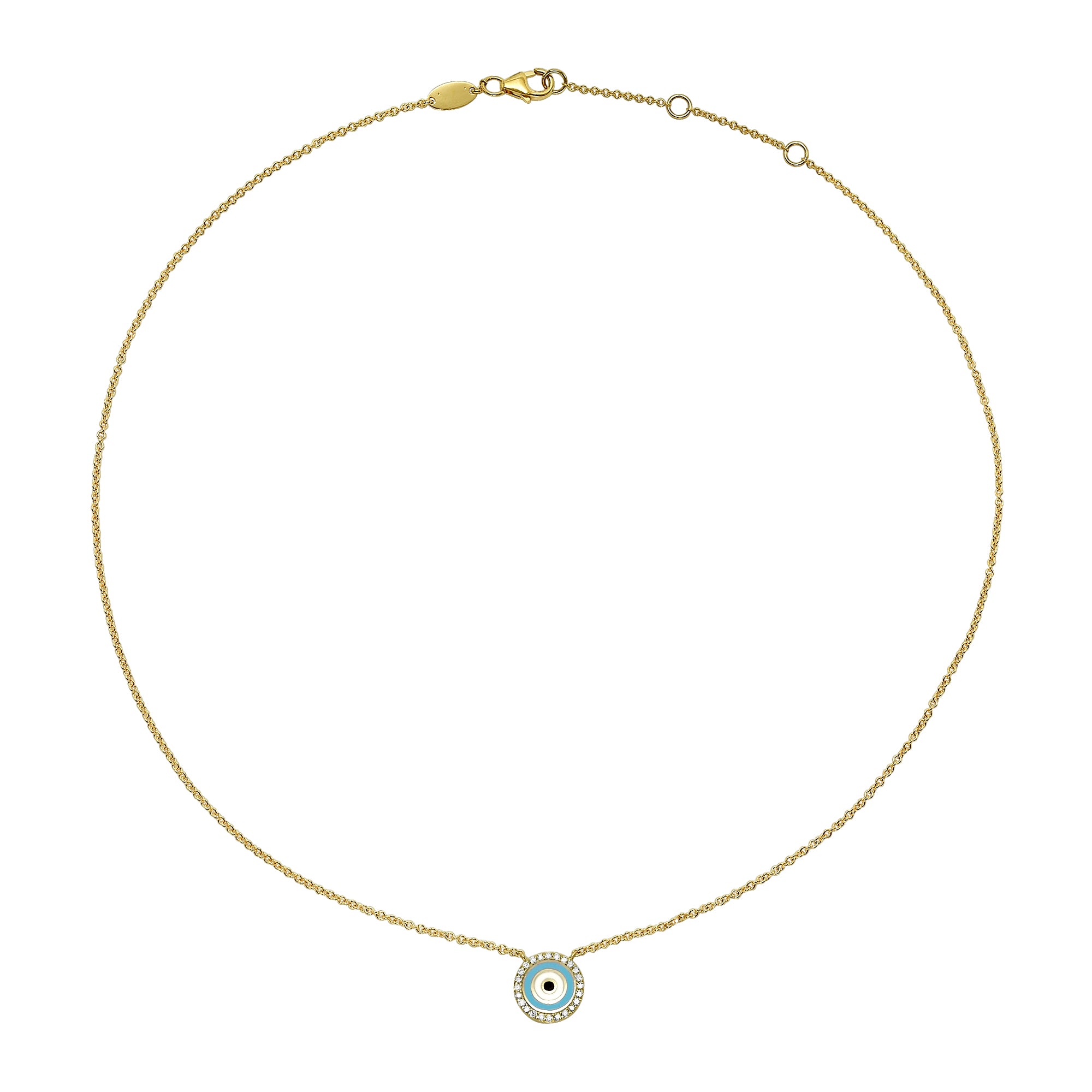 Trio Eye Necklace - Elegant Gold Plated Pendant for Women | Perfect for Layering, Gifts & Spiritual Protection