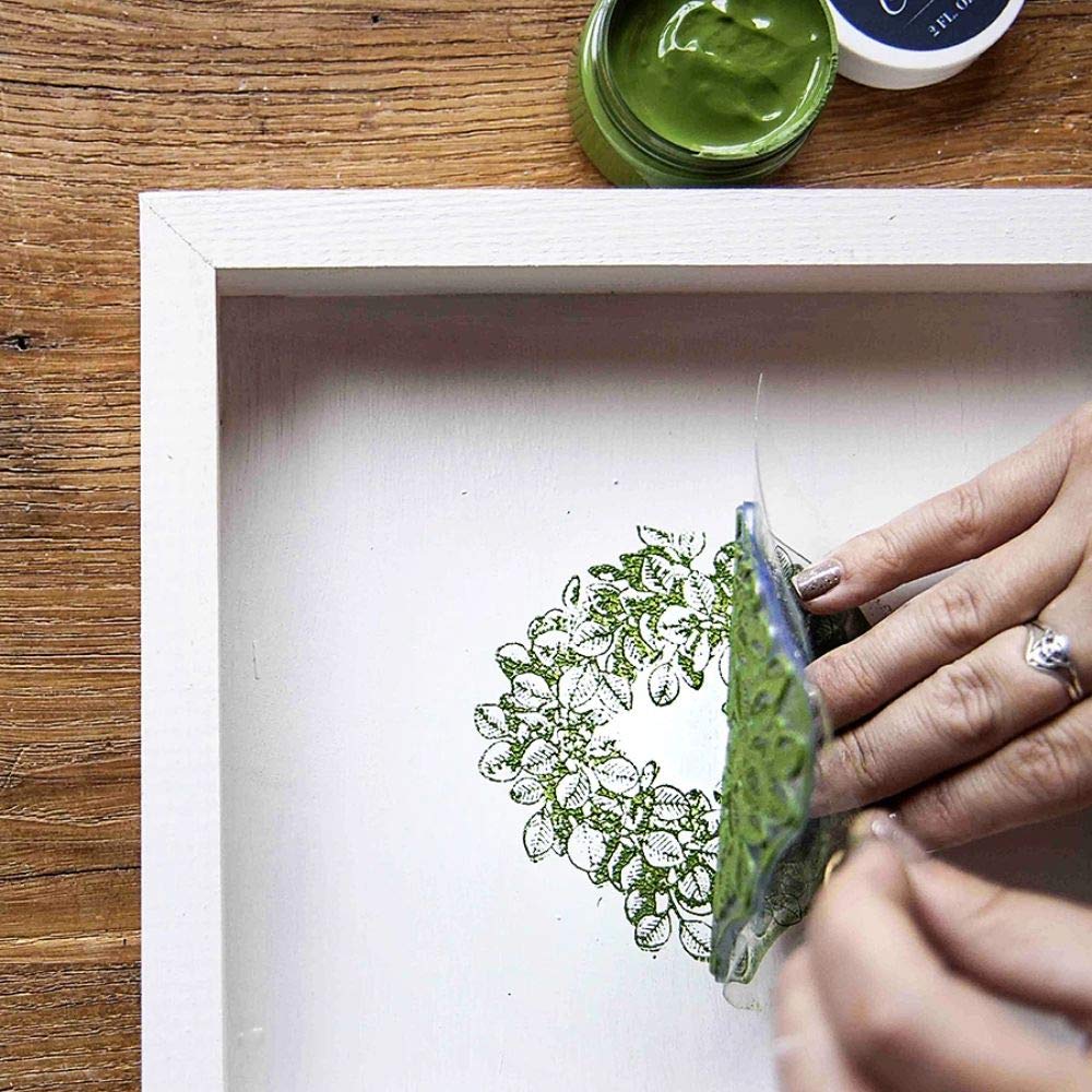 DIY Chalk Paste Paint for Arts & Crafts - 2oz Non-Toxic Chalk Art Paint for Wood Signs, Glass & Non-Porous Surfaces | Perfect for Mesh Stencils, Home Decor & Wedding Projects (Together Forever Design)