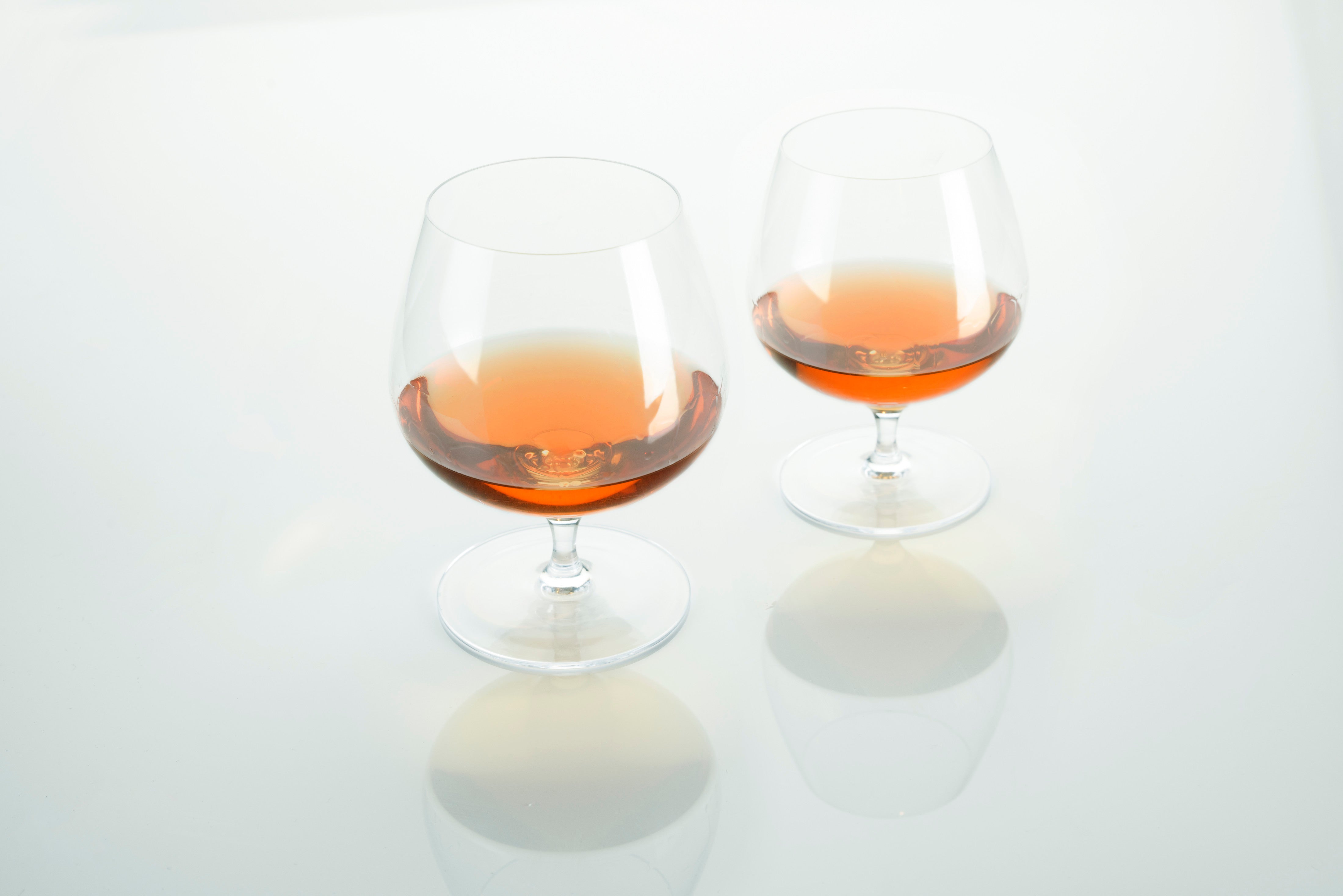 Premium Raye Crystal Wingback Brandy Glasses Set of 2 - Elegant Cut Glass Whiskey Snifters for Fine Liquor Tasting, Home Bar Decor & Gift Giving