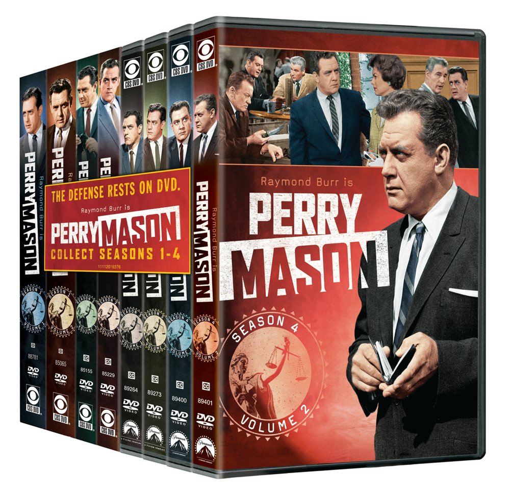 Perry Mason: Complete Seasons 1-4 DVD Box Set - Classic Legal Drama Series for Home Entertainment & TV Show Collectors