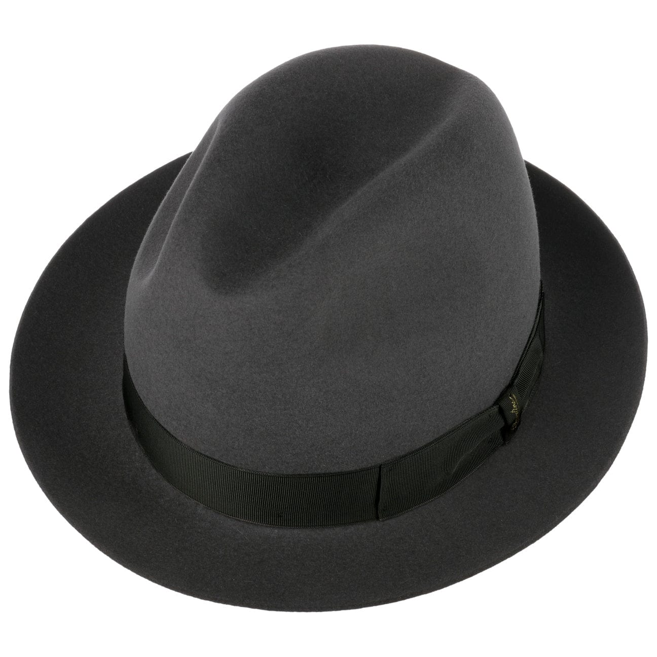 Borsalino Georgio Fur Felt Hat for Men - Classic Winter Fedora with Wide Brim - Perfect for Outdoor Events, Weddings & Cold Weather Fashion