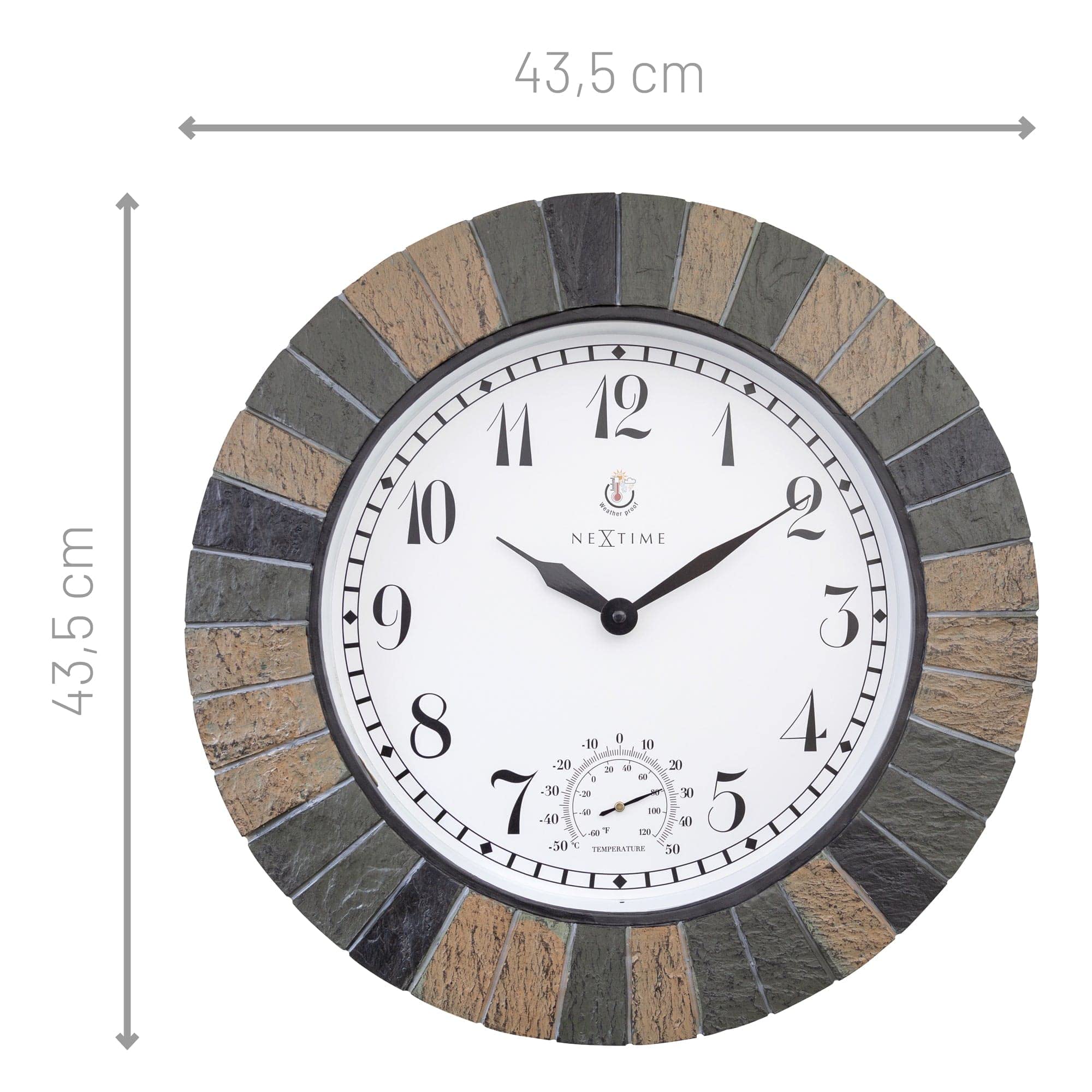 NexTime Modern Wall Clock - Green, Silent Non-Ticking, Battery Operated - Perfect for Living Room, Bedroom, Office & Classroom Decor