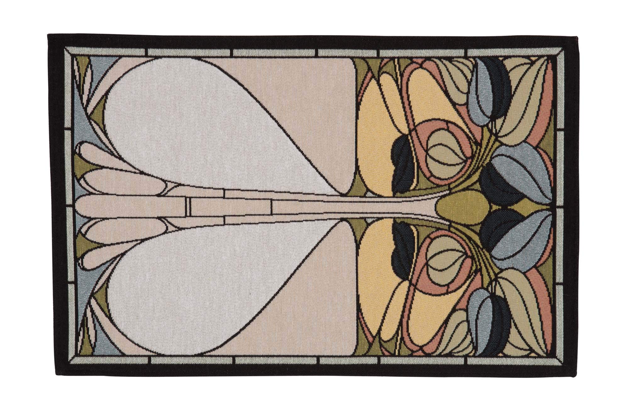 Art Nouveau Placemats Set of 4 - Elegant Floral Design Waterproof Table Mats for Dining, Kitchen & Home Decor - Perfect for Dinner Parties, Holidays & Everyday Use