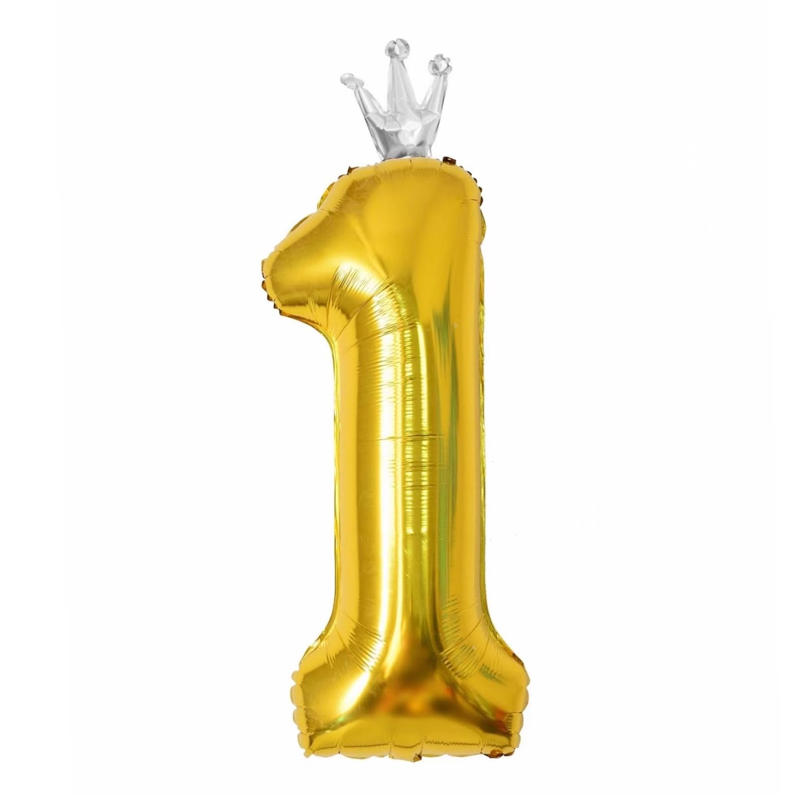 41 Inch Gold Number 1 Balloon Banner with 40 Inch Balloons - First Birthday Party Decorations for Boys & Girls - Perfect for Baby Showers, Milestone Celebrations & Photo Backdrops