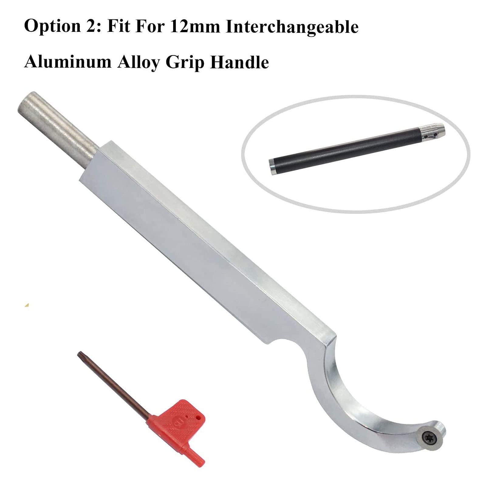 Premium Wood Turning Tool - Swan Neck Hollower for Bowl & Hollow Form Carving - 7.99