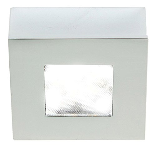 WAC LED Square Button Lights 3000K Chrome - Perfect for Modern Home Lighting