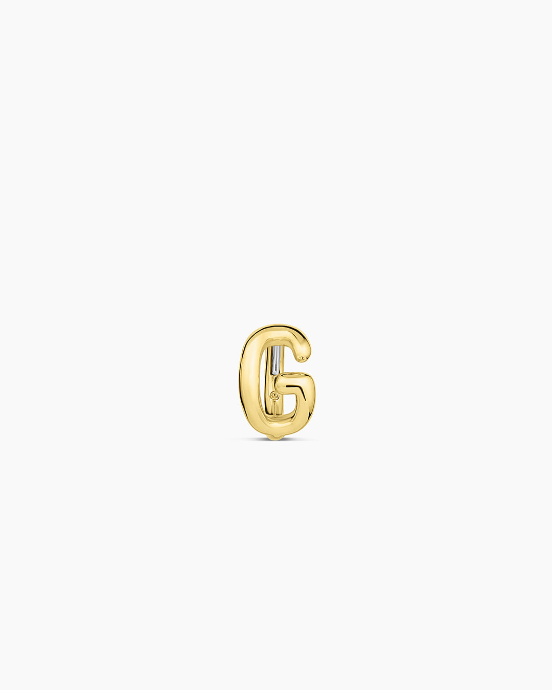 Alphabet Single Huggie Earrings - Minimalist Gold Plated Initial Letter Studs for Women - Perfect for Everyday Wear, Gifts & Special Occasions