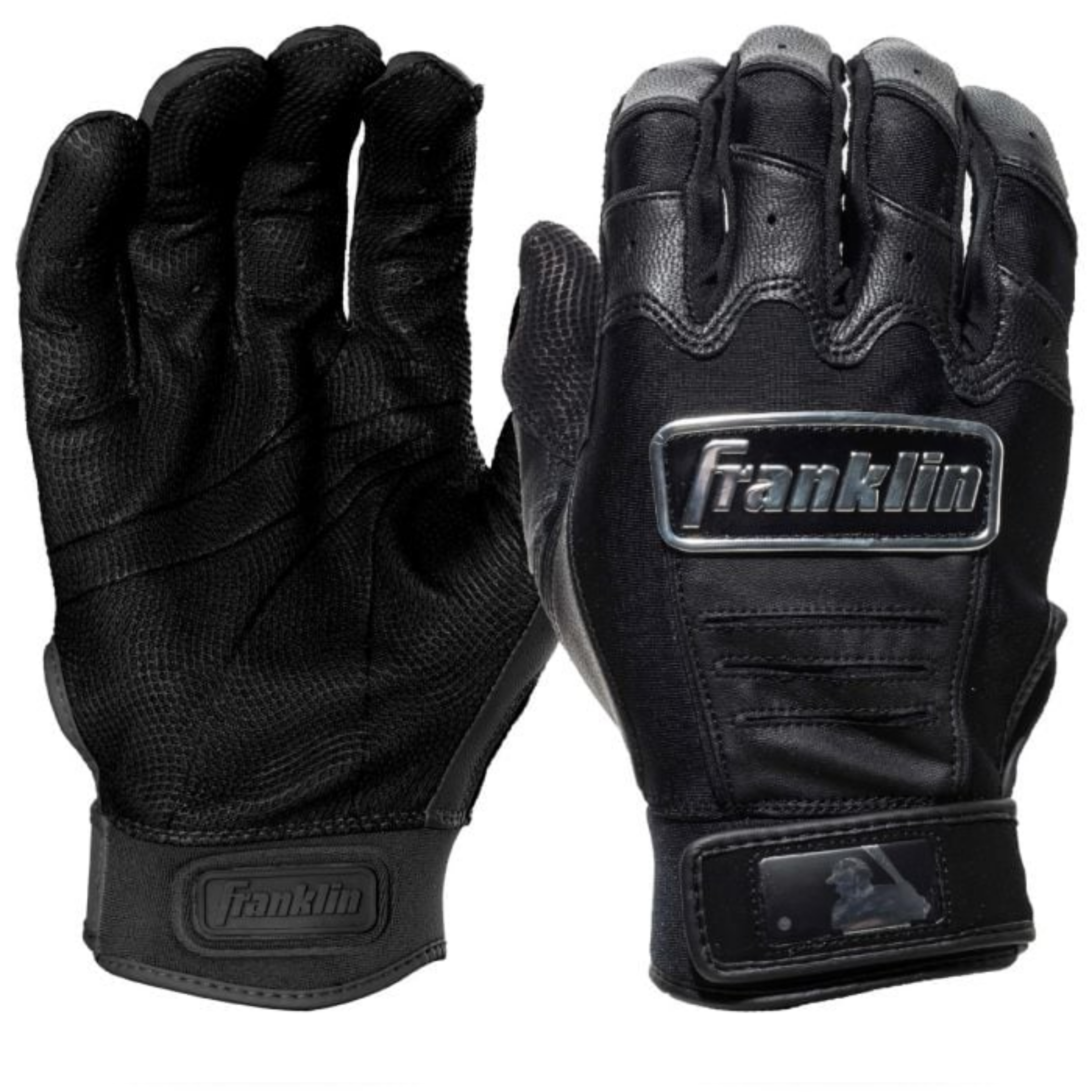 Franklin CFX Pro Full Color Chrome Adult Batting Gloves - Baseball & Softball Training Gloves for Men & Women - Perfect for Hitting Practice, Batting Cage & Field Play