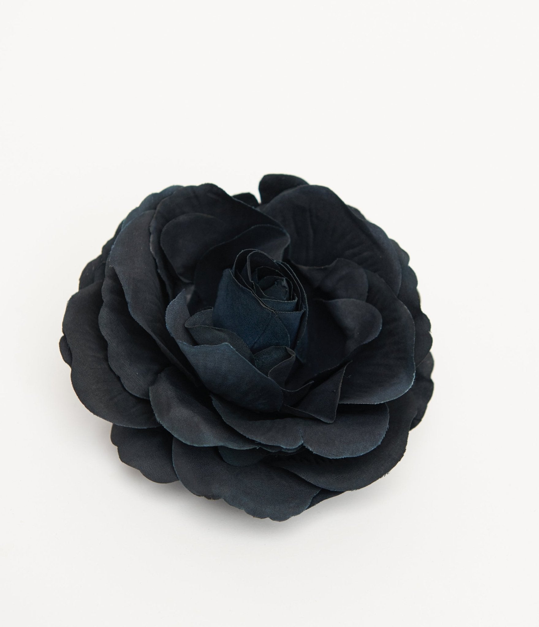 Midnight Rose Hair Flower Clip - Elegant Floral Hair Accessory for Women & Girls - Perfect for Weddings, Parties & Everyday Wear