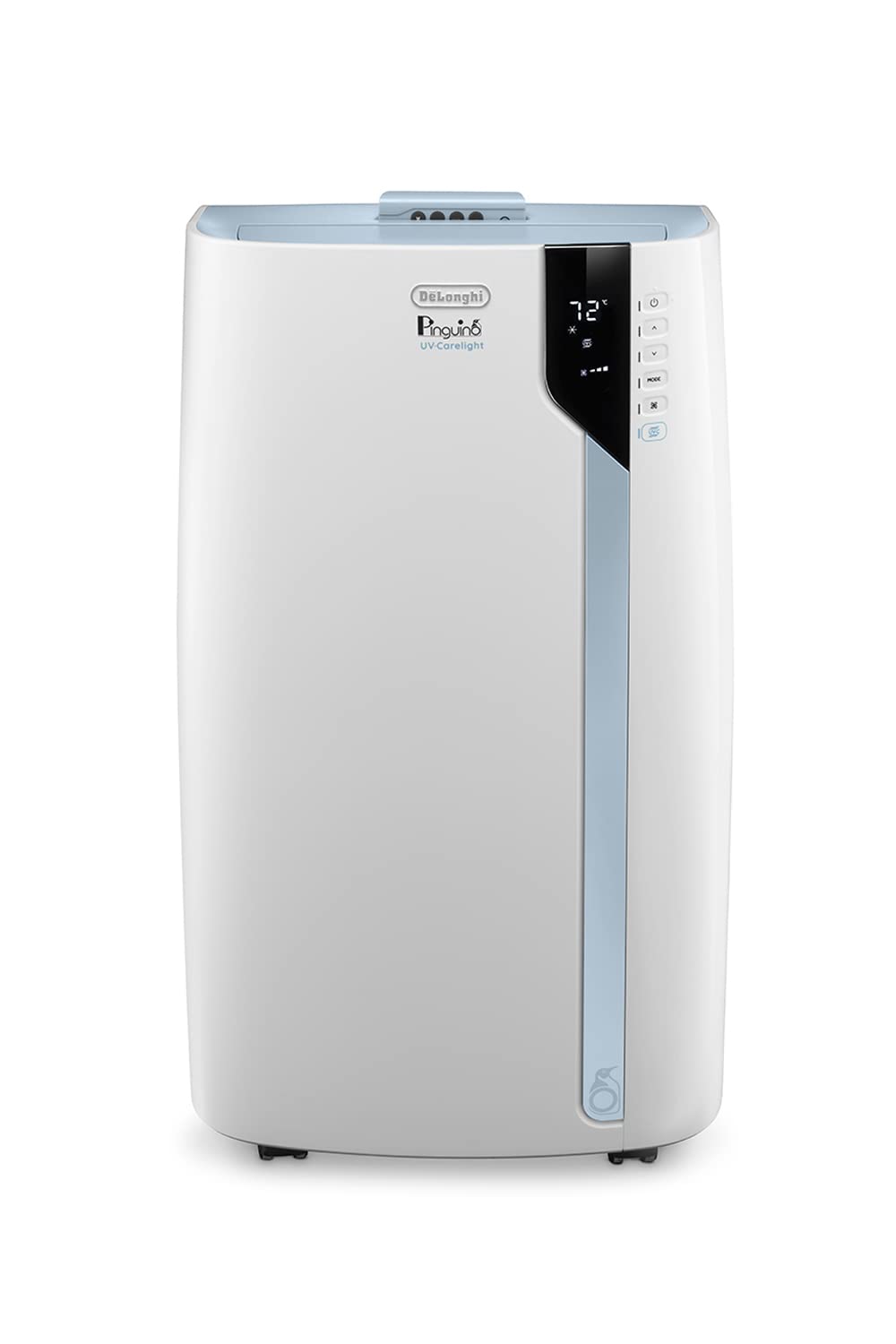 De'Longhi PACEX390UVcare-6AL WH 14,000 BTU Portable Air Conditioner with Dehumidifier, Fan & UV-Care Light - White | Perfect for Bedrooms, Living Rooms & Home Offices