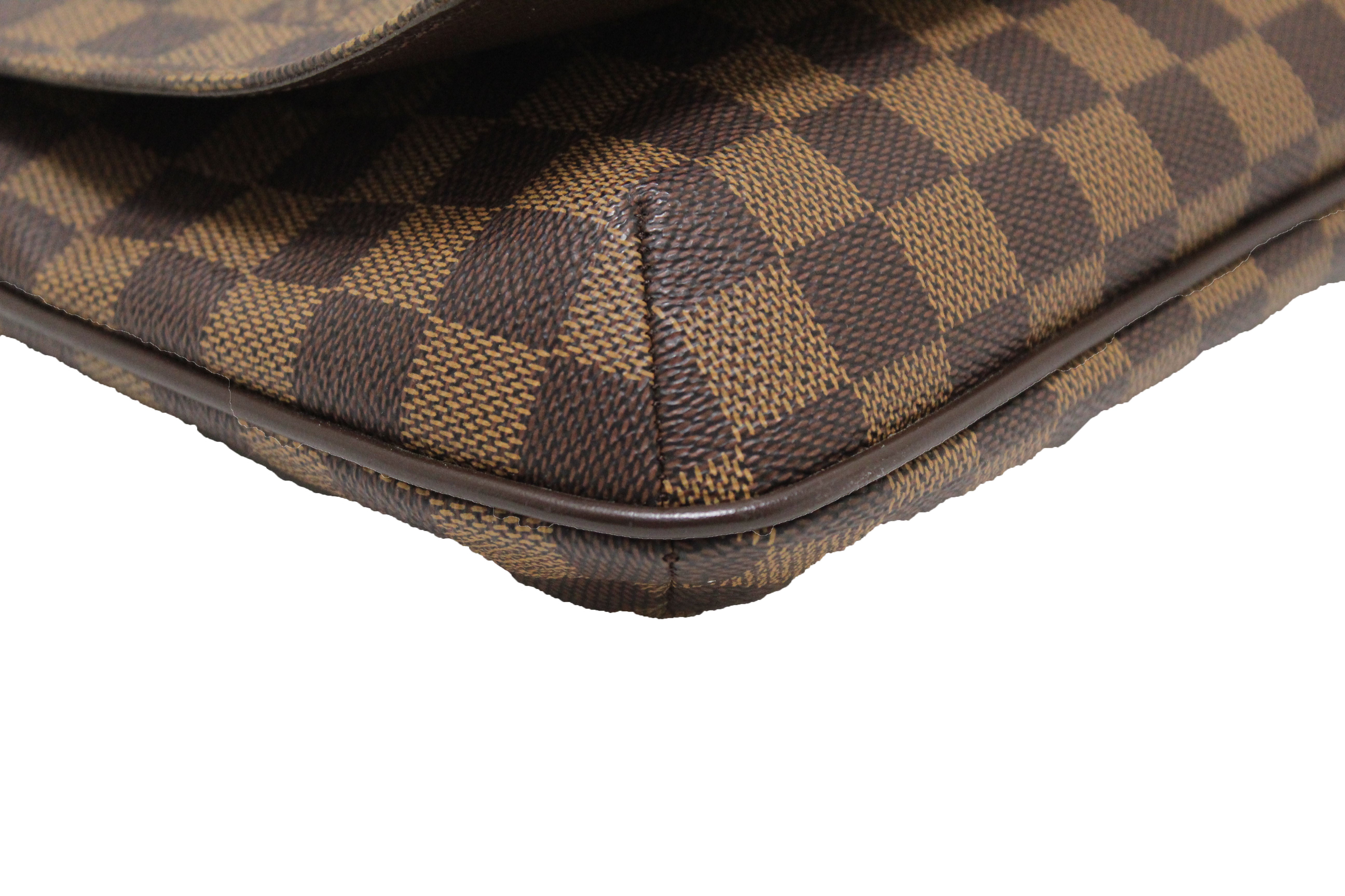Authentic Louis Vuitton Damier Ebene Musette Tango Crossbody Shoulder Bag for Women | Luxury Designer Handbag for Work, Travel & Everyday Use