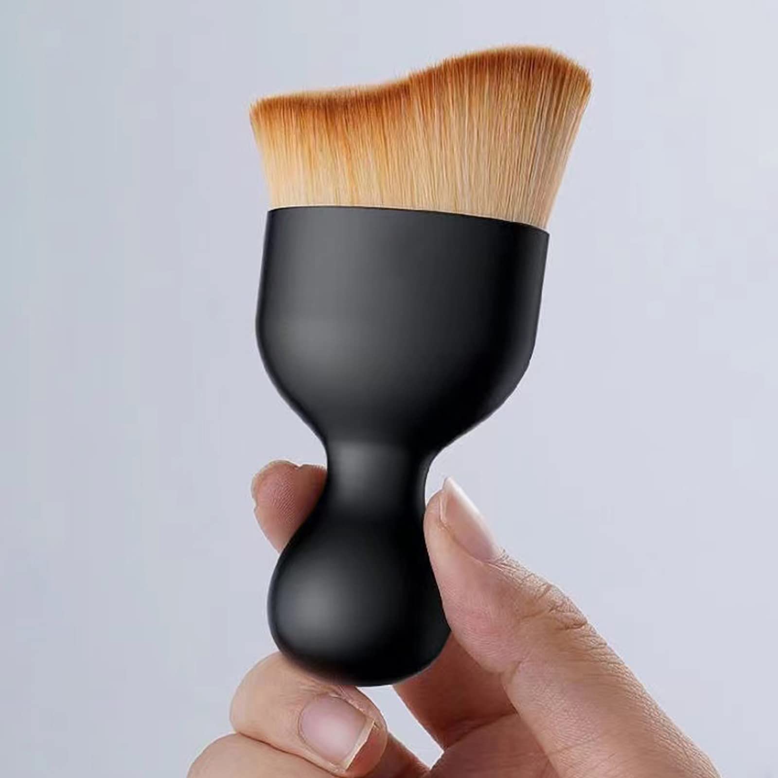 Jeseny 1 Pack Ultra Soft Detailing Brush - Car Dust Removal Brush for Wet & Dry Cleaning - Non-Scratch Interior Crevice Brush for Panels, Air Vents & Leather (Yellow) - Perfect for Car Detailing & Auto Interior Maintenance