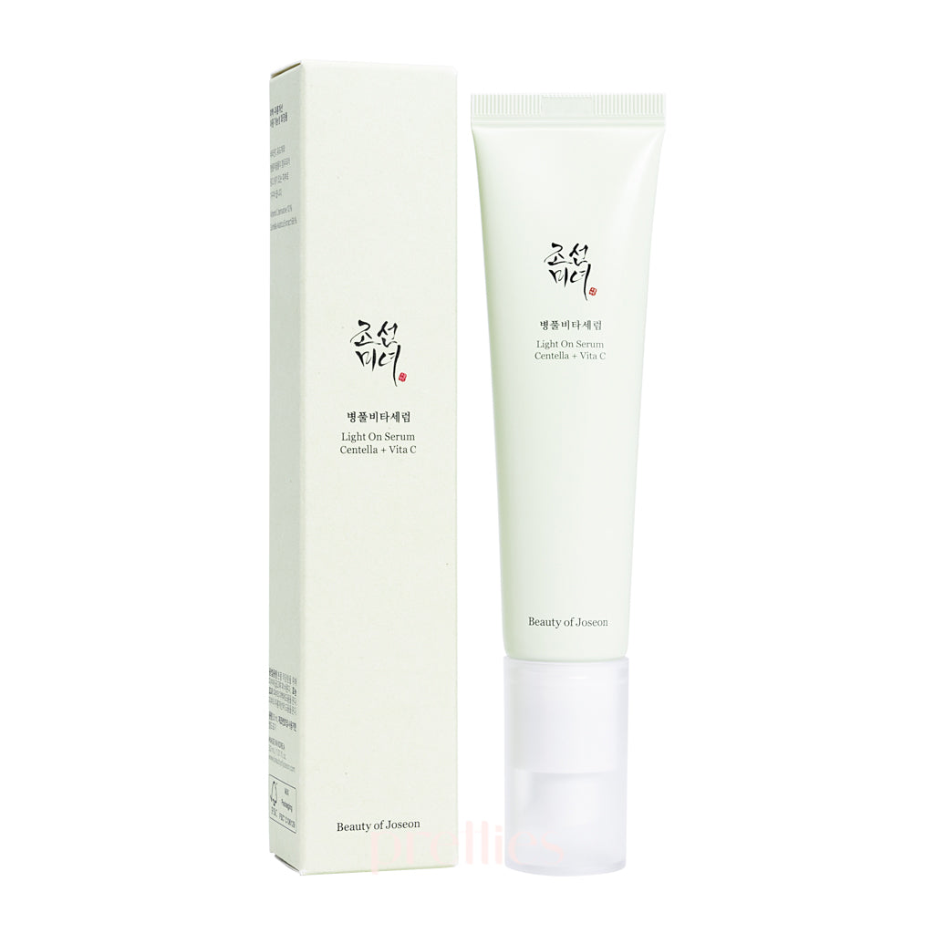 Beauty of Joseon Light On Serum with Centella Asiatica & Vitamin C - 30ml Brightening & Calming Facial Serum for Glowing Skin - Perfect for Daily Skincare Routine & Sensitive Skin Care