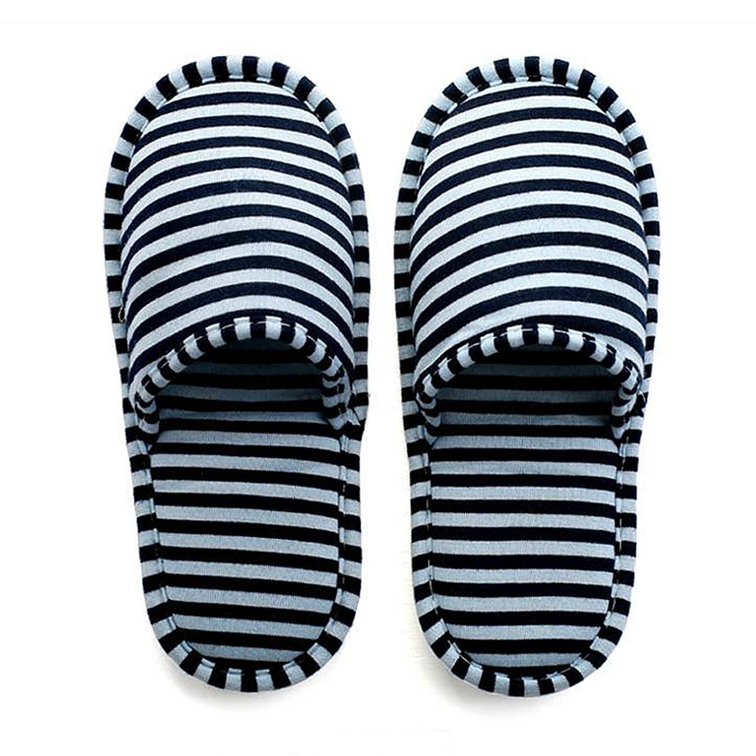 Eco-Friendly Travel Slippers - Washable Cotton Spa Slippers for Hotel, Home & Indoor Use - Perfect for Guests, Relaxation & Comfortable Lounging