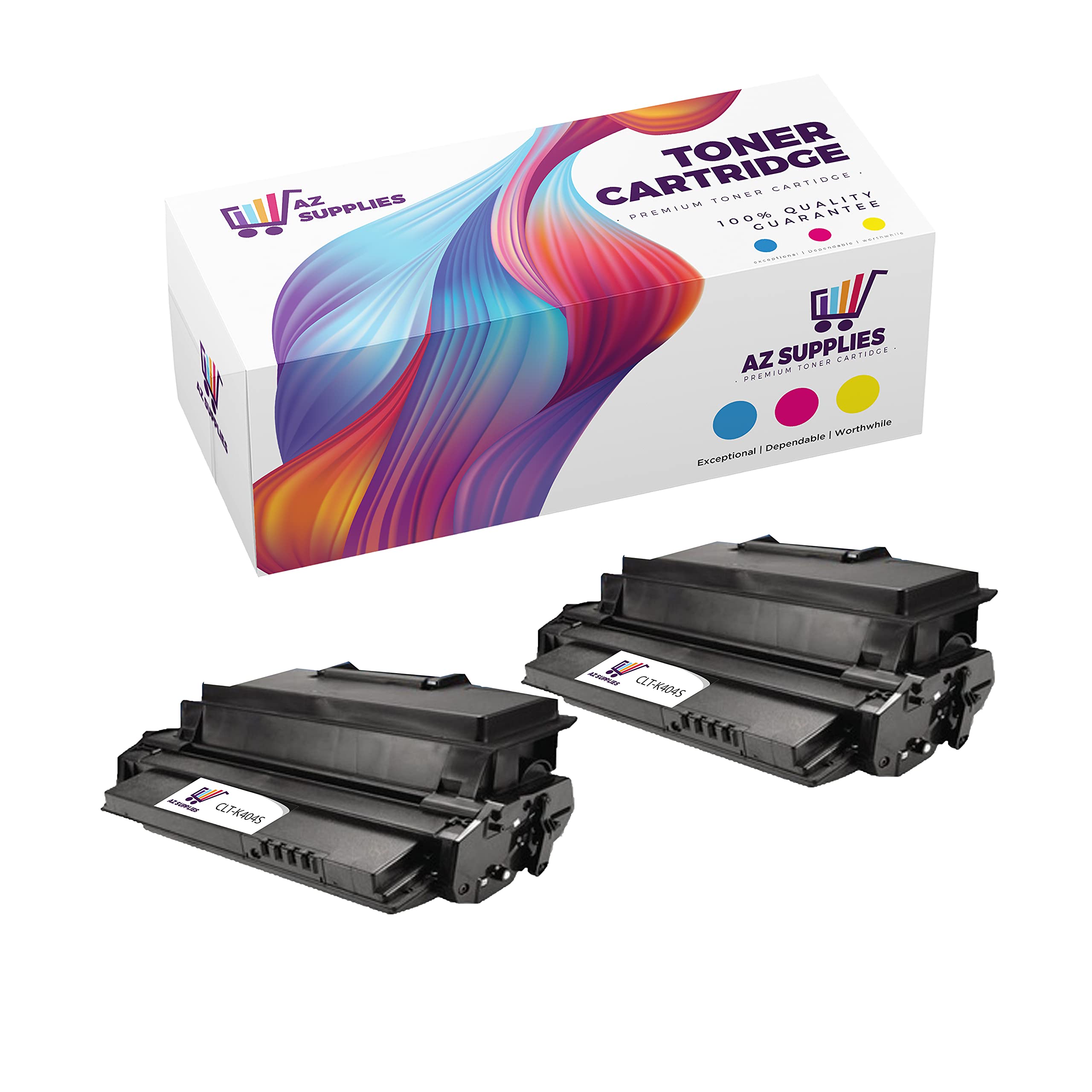 AZ Supplies Compatible Toner Cartridge Replacement for Samsung ML-2150D8 ML-2150 ML-2150N ML-2151N ML-2152W ML-5152W - 2 Pack Black - High Yield Printing for Office & Home Use
