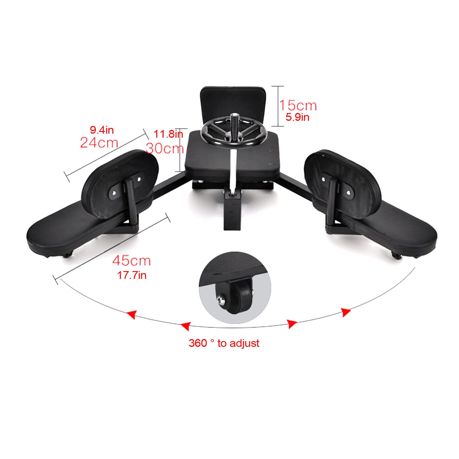 180° Adjustable Leg Stretcher Split Machine - Heavy Duty Steel Frame Stretching Equipment for Home Gym, Dance, Ballet & Yoga Training - Perfect for Flexibility, Splits Practice & Fitness Workouts