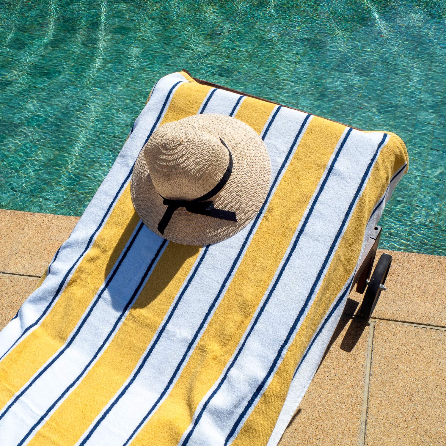 Aston & Arden Striped Beach Towel - Oversized 35