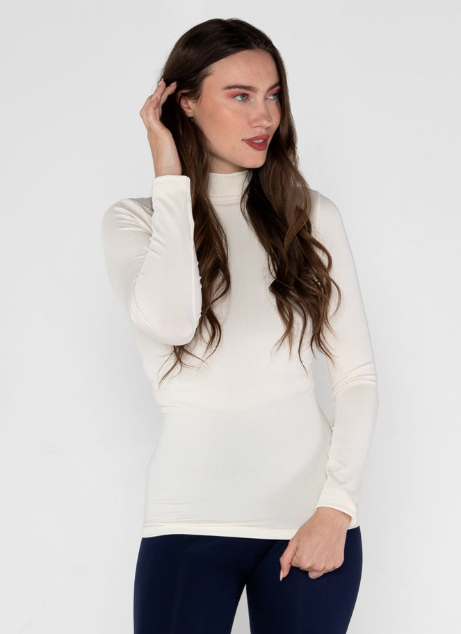 Stylish Bamboo Mock Neck T-Shirt for Men & Women | Eco-Friendly & Soft Fabric | Casual & Layering Essential | Perfect for Work, Travel & Everyday Wear