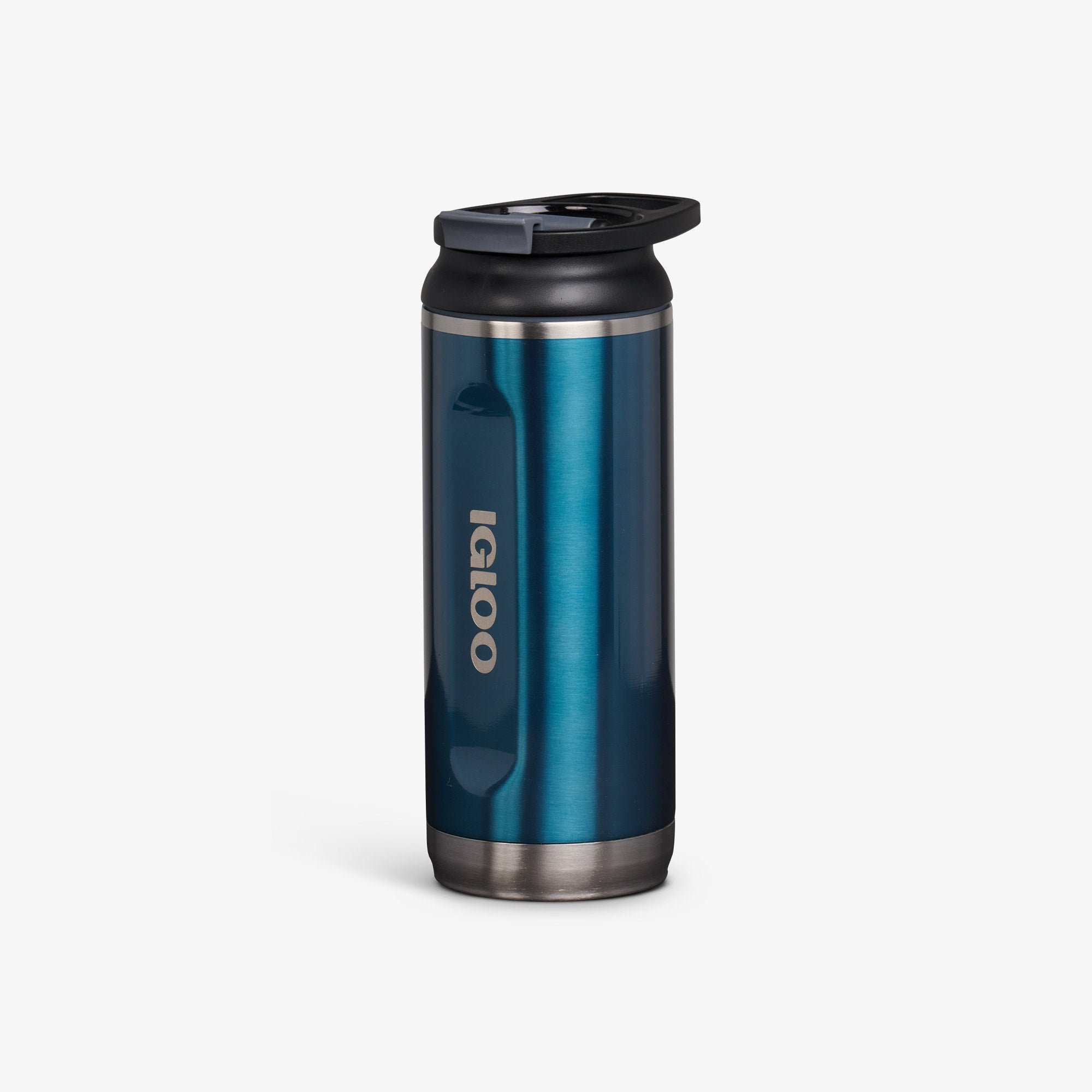 16 Oz Flip ‘n’ Sip Tumbler - Insulated Stainless Steel Travel Mug with Lid & Straw - Perfect for Coffee, Tea & Cold Drinks On The Go