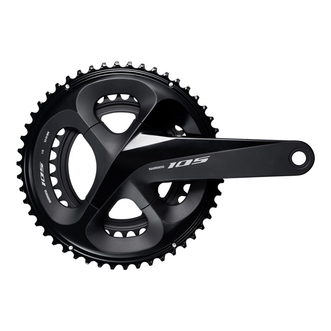 Shimano 105 R7000 Front Chainwheel - 11-Speed Rear Compatible for Road Bikes | High-Performance Bicycle Crankset for Racing & Endurance Cycling