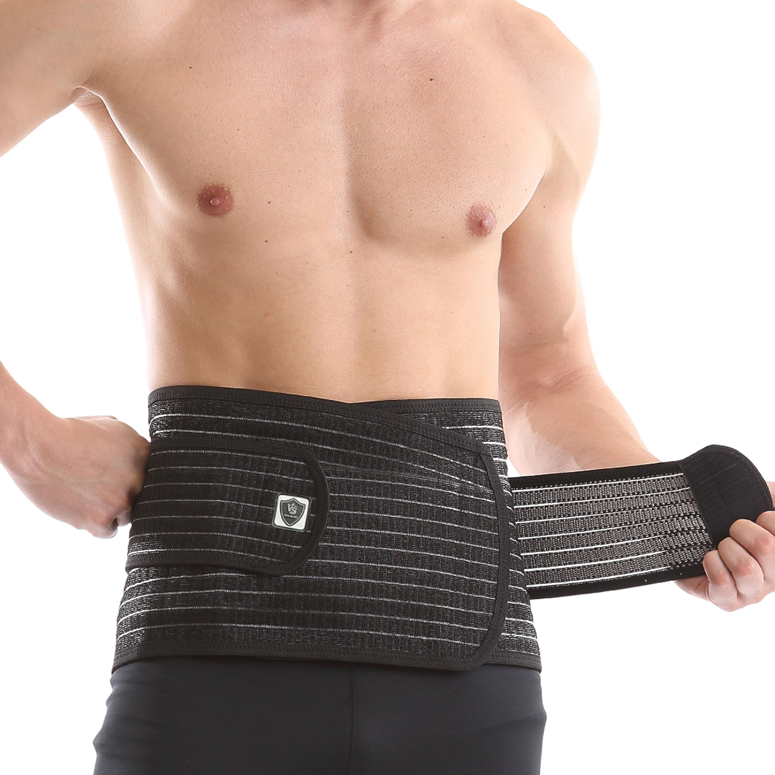 Vital Salveo Back Support Belt - L/XL for Heavy Lifting, Standing & Back Pain Relief | Ergonomic Posture Corrector for Work, Gym & Daily Activities