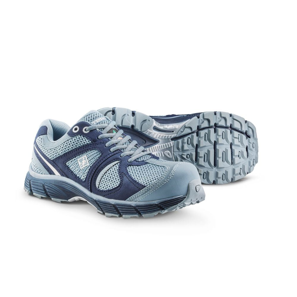 Terra Pacer 2.0 Women's Safety Shoes - Composite Toe Athletic Work Sneakers TR106020E36 in Ocean Blue | Lightweight & Comfortable for Nurses, Warehouse & Construction Workers