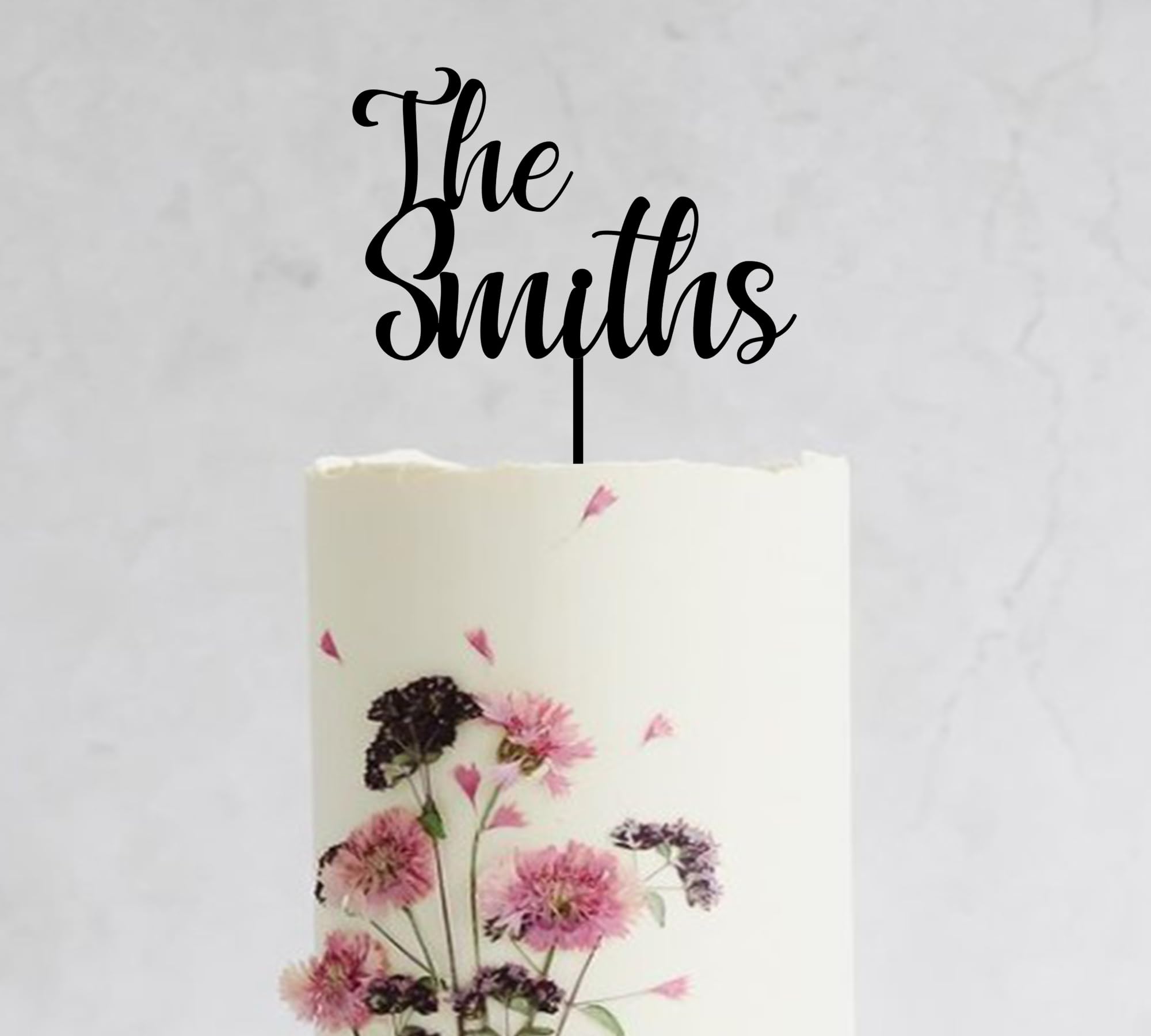 Custom Wedding Cake Toppers - Personalized Bride & Groom Cake Topper for Weddings & Anniversaries | Elegant Mr & Mrs Cake Decorations for Wedding Cakes, Anniversary Cakes & Special Celebrations