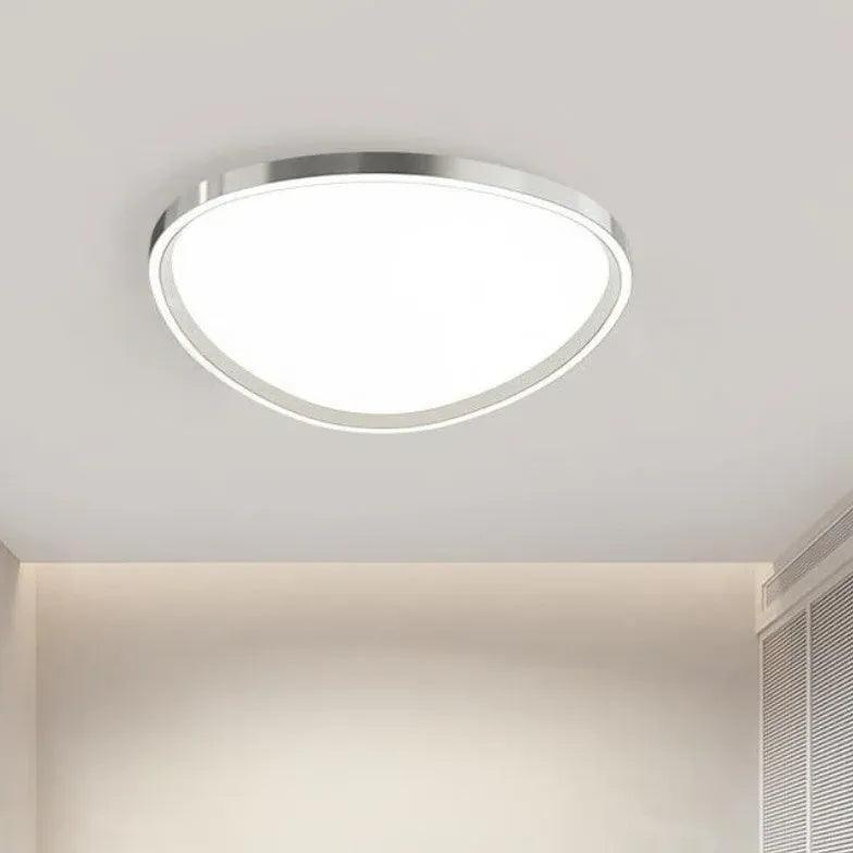 Modern Minimalist Ceiling Light with Tri-Edge Design - Sleek and Streamlined Fixture for Living Room, Bedroom or Office Lighting