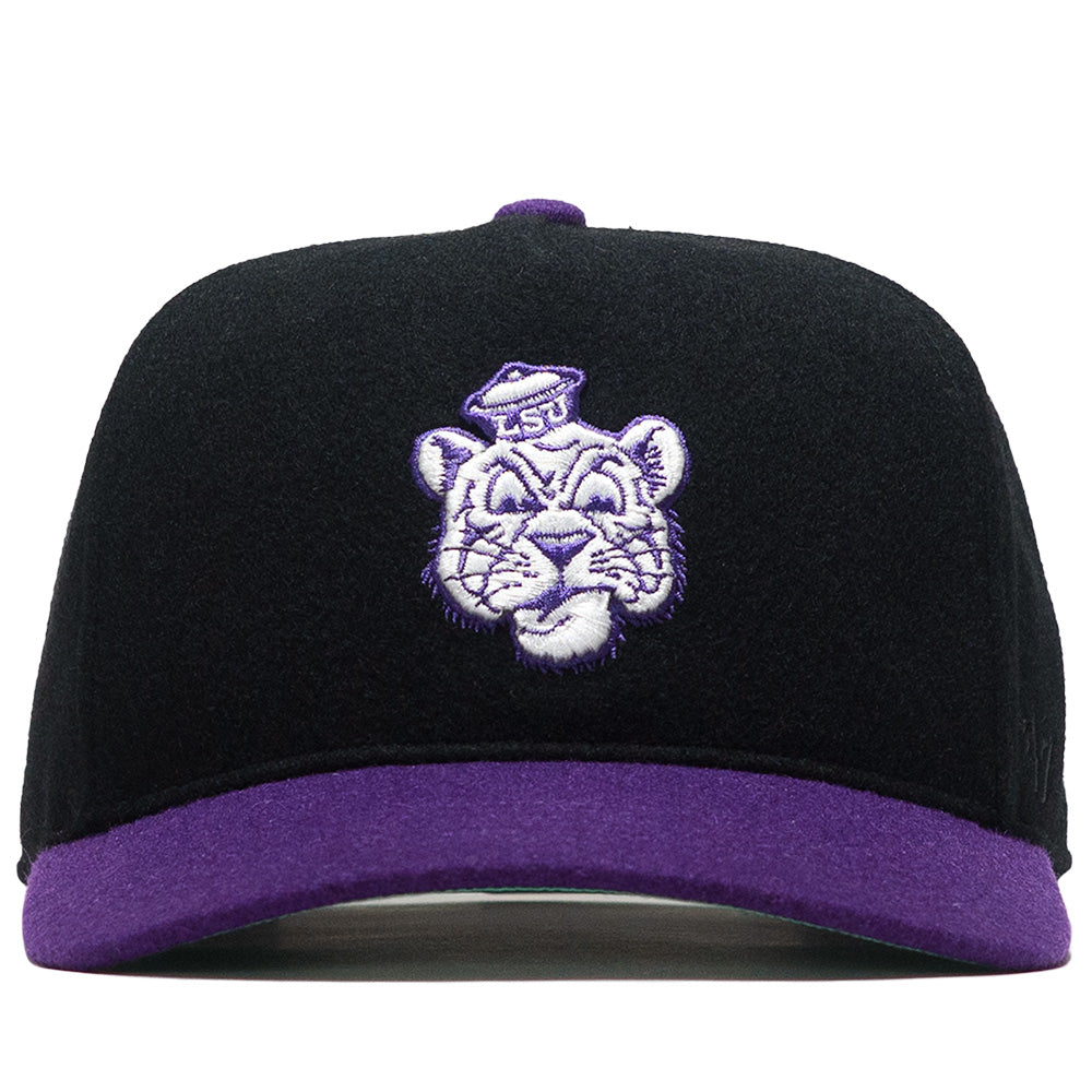 47 x Politics LSU Tigers Snapback Hat - Black/Purple Adjustable Baseball Cap for Men & Women - Perfect for Game Day, Tailgating & Fan Support