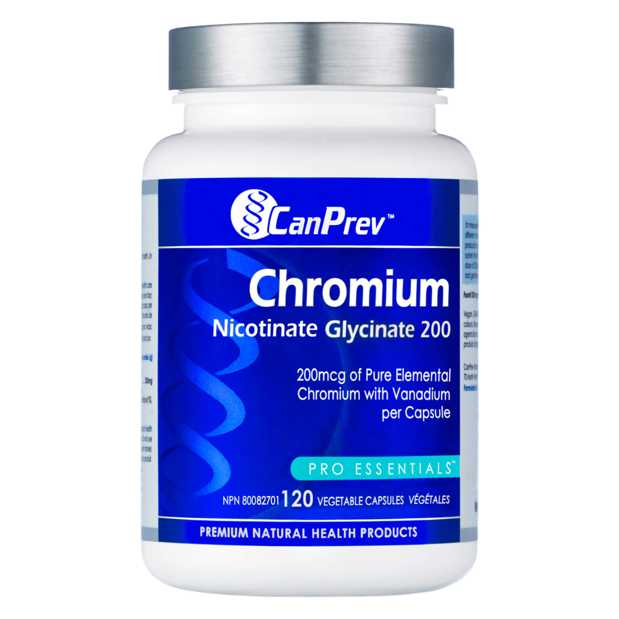 Chromium Nicotinate Glycinate 200mg Supplement | Supports Blood Sugar & Metabolism | For Weight Management & Energy Boost