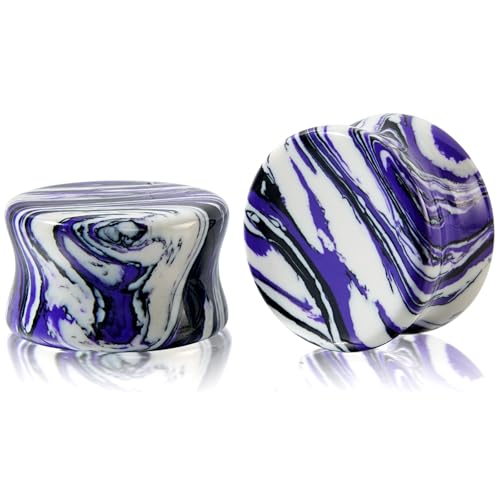 Purple and white stone