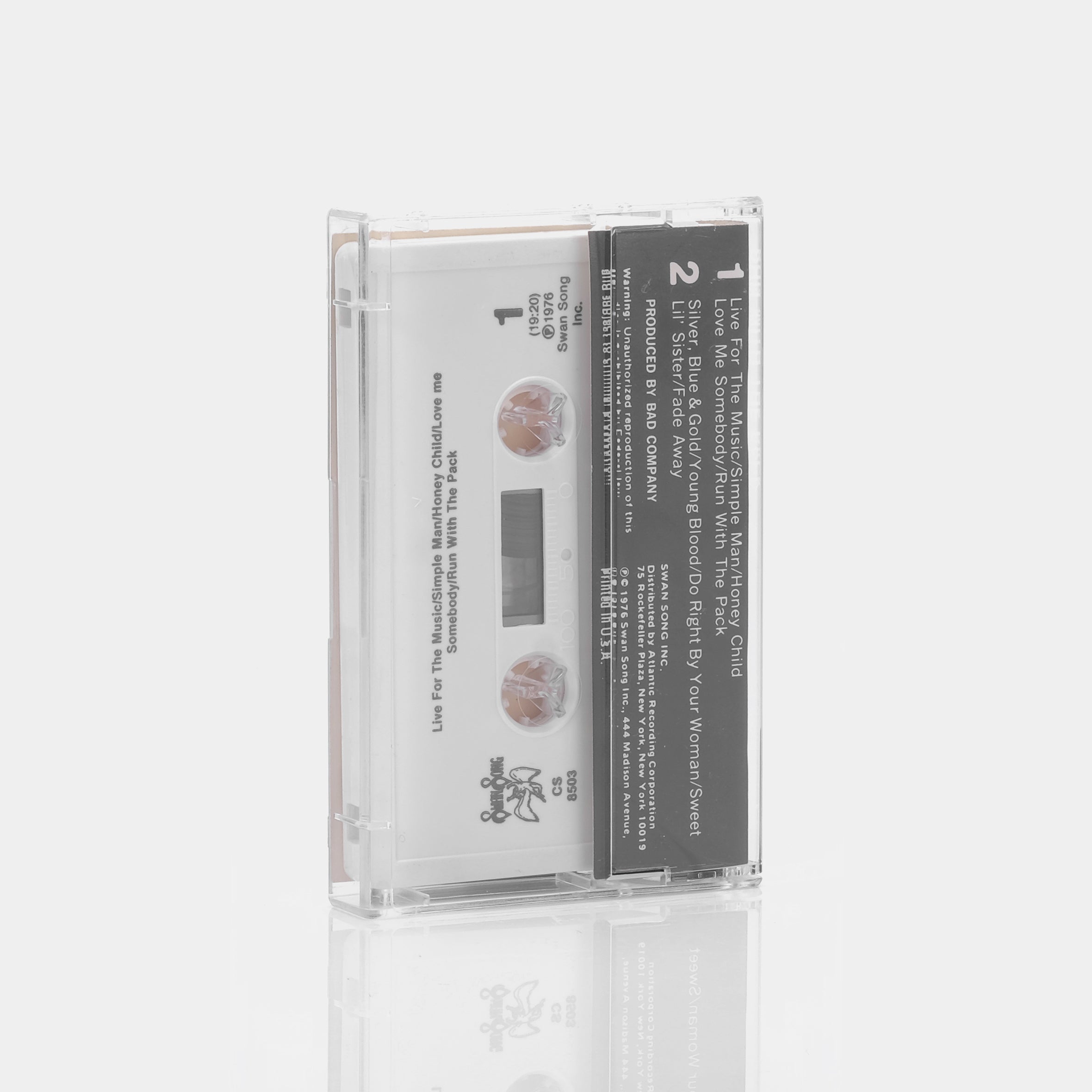 Bad Company - Run With The Pack Cassette Tape | Vintage Rock Music Collectible | Perfect for Music Lovers & Retro Gift Ideas