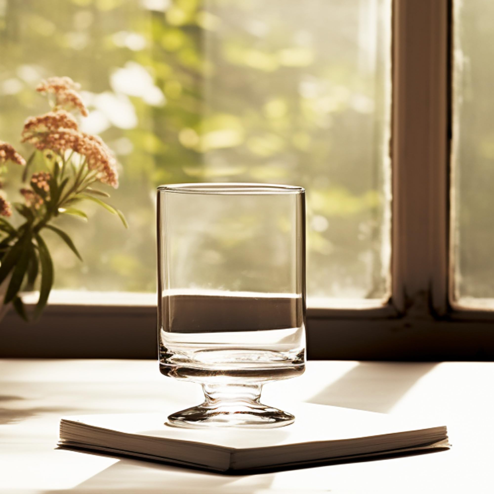 Premium Glass Hurricane Candle Holders - 6