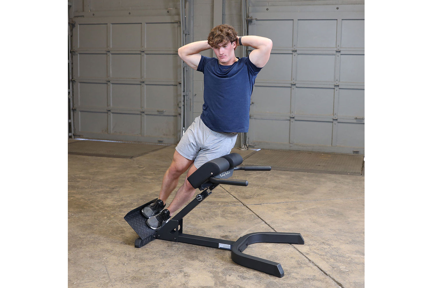 Body Solid 45 Degree Ab/Back Hyperextension Bench - Home Gym Equipment for Core Strength Training & Lower Back Workouts - Perfect for Home Fitness & Strength Training Routines