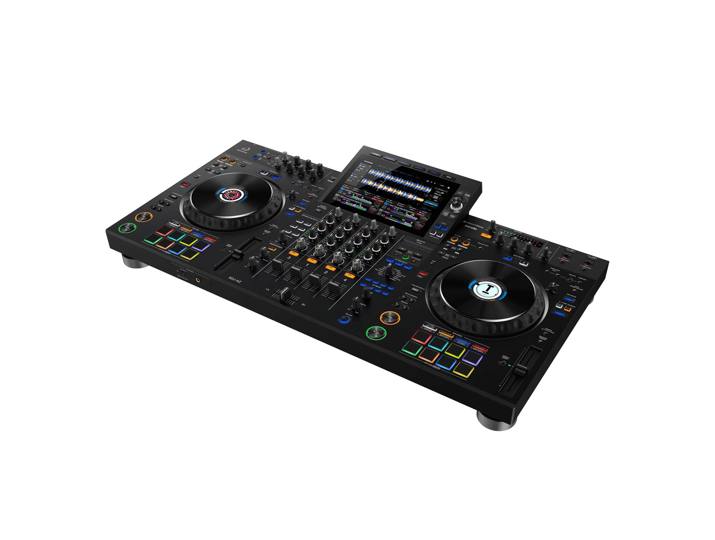 XDJ-AZ 4-Channel Professional DJ Controller System with Mixer & Performance Pads - Perfect for Clubs, Weddings & Home DJing