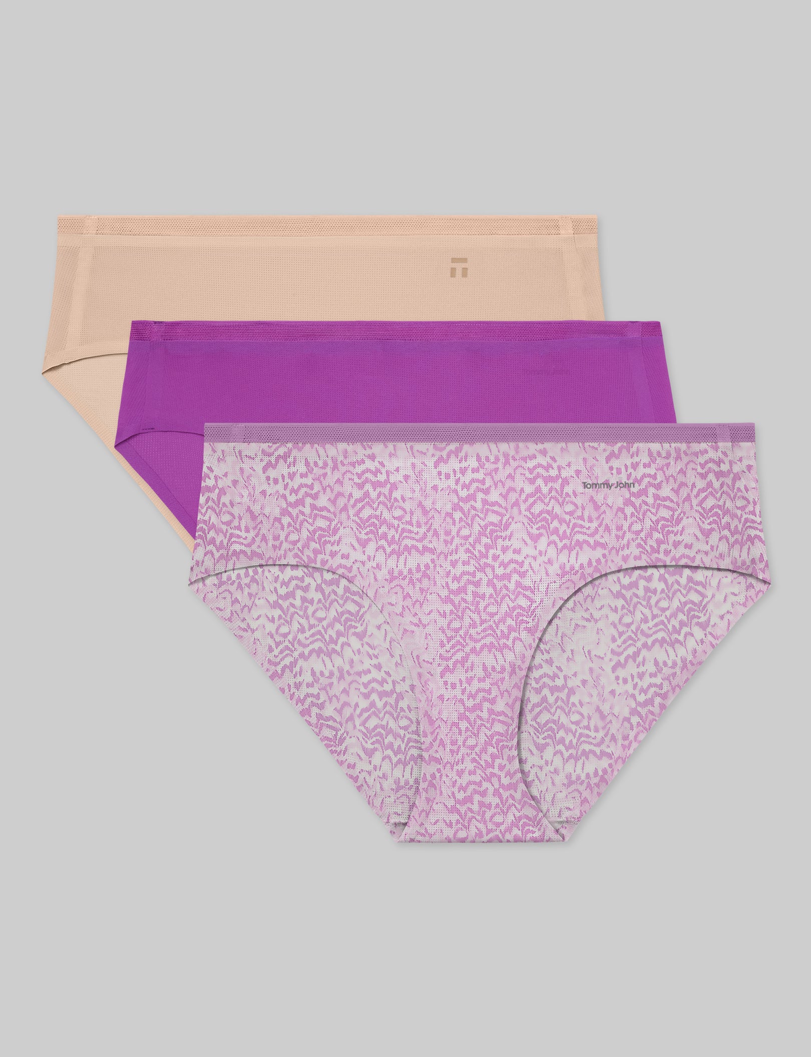 Women's Cotton Breathable Air Briefs Underwear (3 Pack) - Soft Comfortable Panties for Everyday Wear, Workout & Sleep